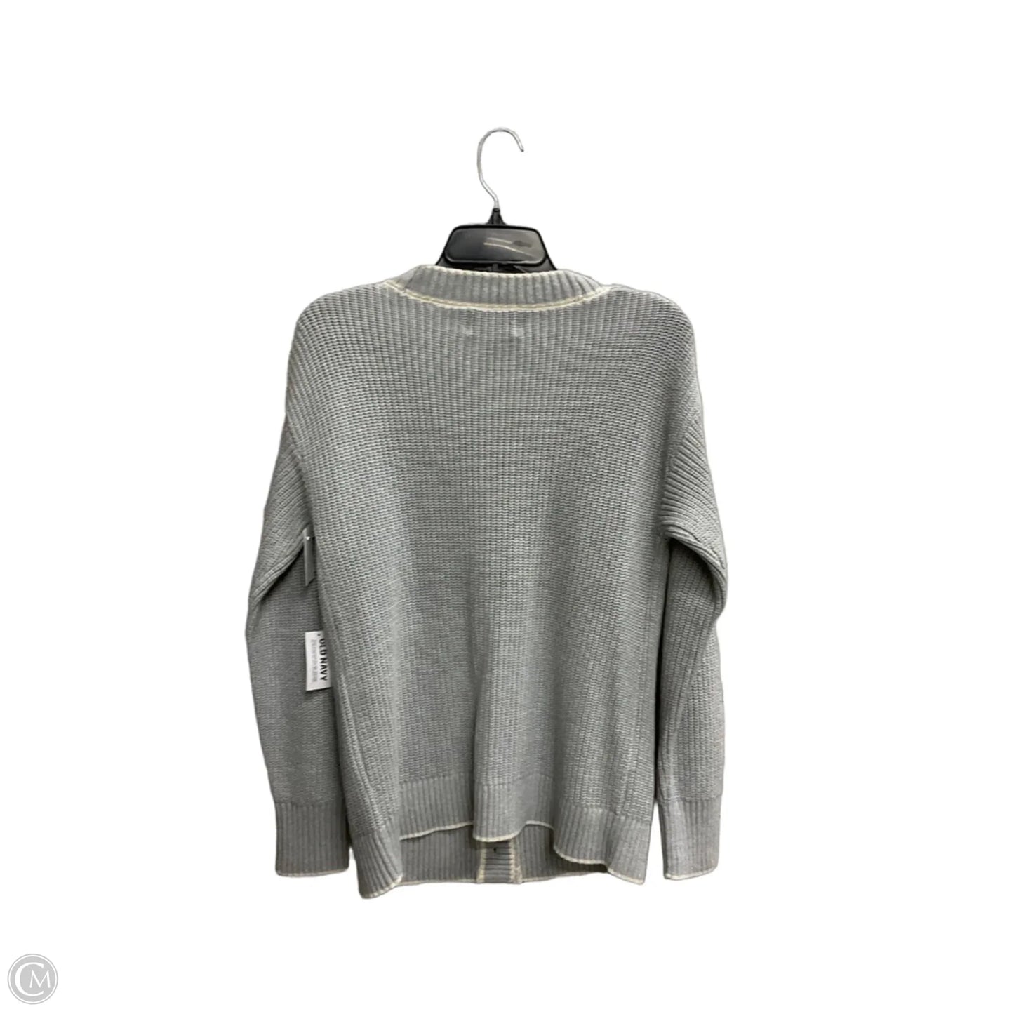 Sweater Cardigan By Old Navy In Grey, Size: S