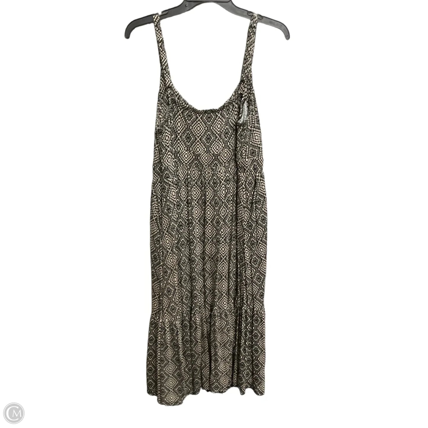 Dress Casual Maxi By Torrid In Black & Cream, Size: 1x
