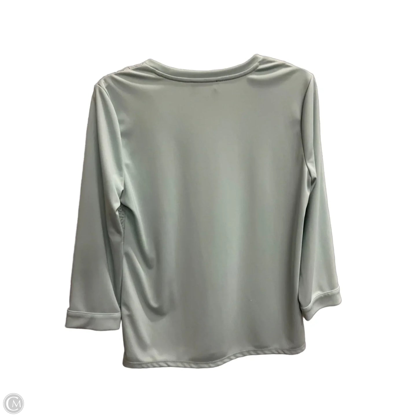 Top Long Sleeve Designer By Karl Lagerfeld In Green, Size: Sp