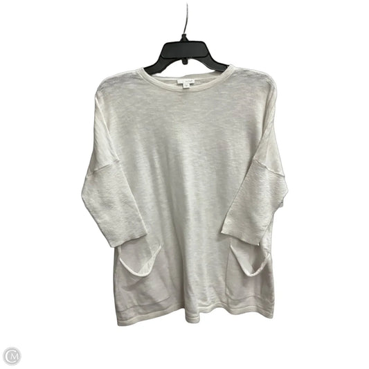 Top 3/4 Sleeve By Pure Jill In White, Size: S