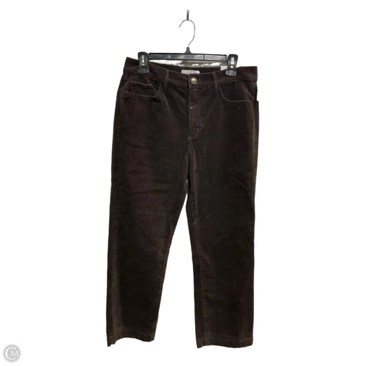 Pants Corduroy By Loft In Brown, Size: 10