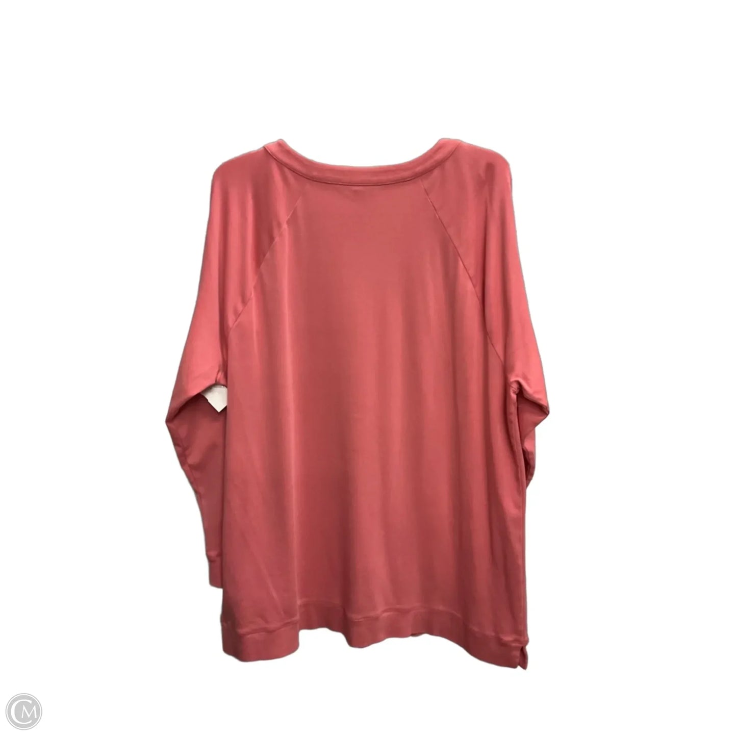 Top Long Sleeve By Chicos In Pink, Size: Xl