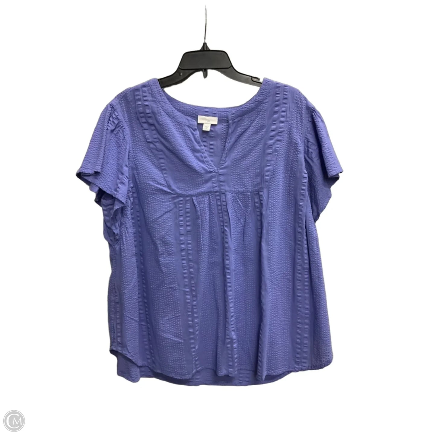 Top Sleeveless By J. Jill In Blue, Size: Xl