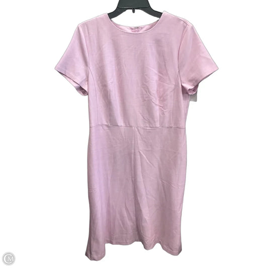 Dress Work By Ann Taylor In Pink, Size: L