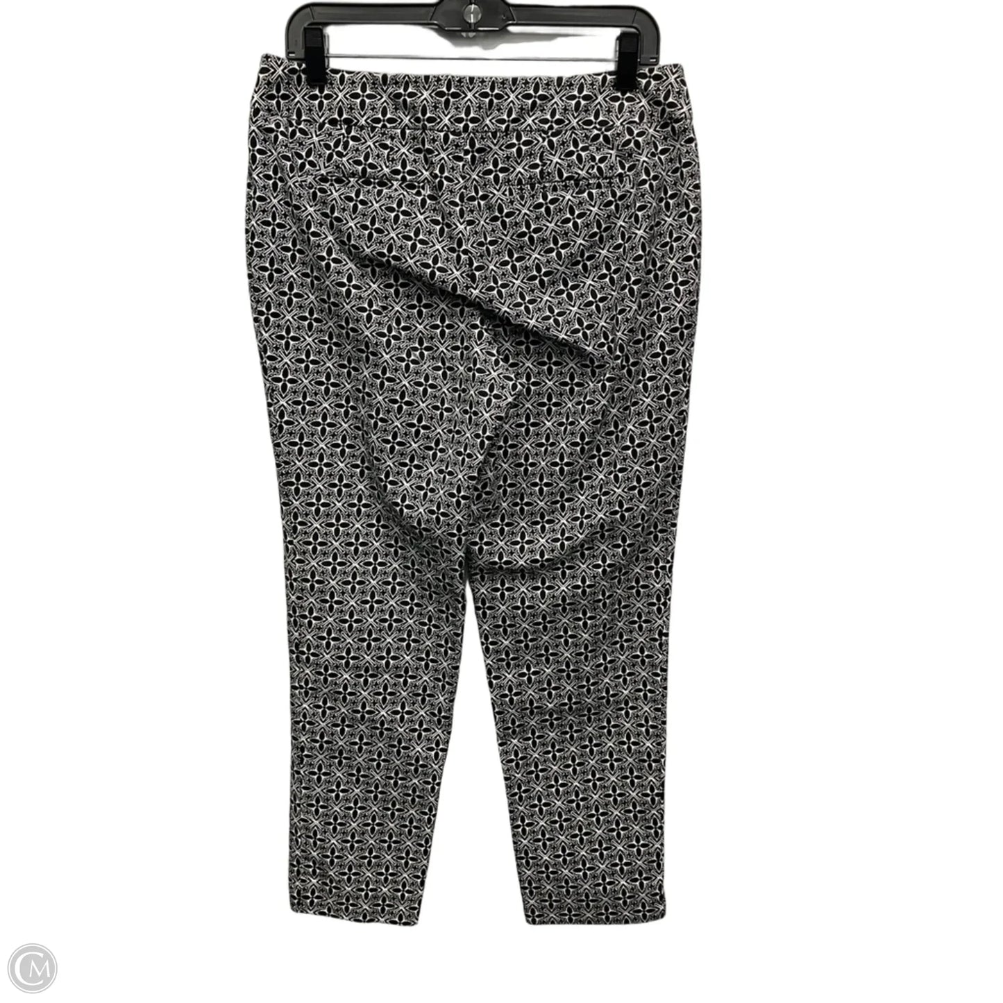 Pants Cropped By Talbots In Black & White, Size: 10