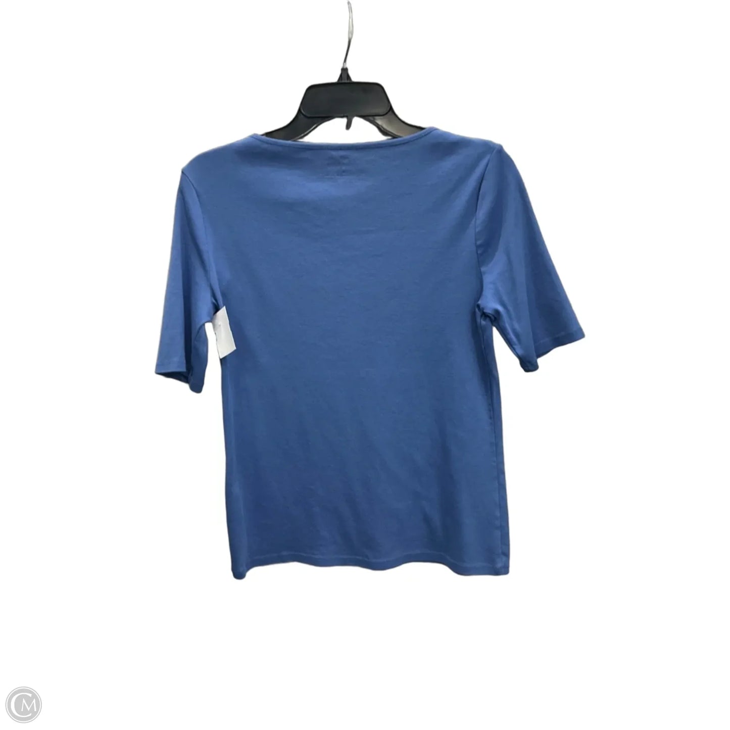 Top Short Sleeve By Talbots In Blue, Size: M