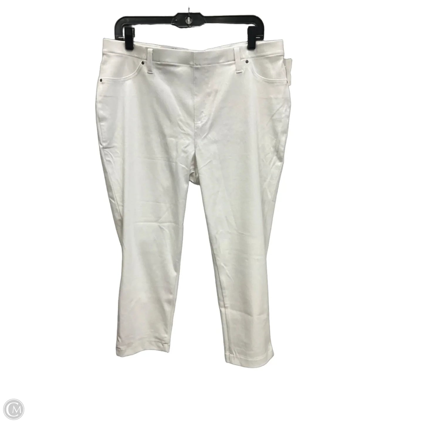 Pants Cropped By Time And Tru In White, Size: 20