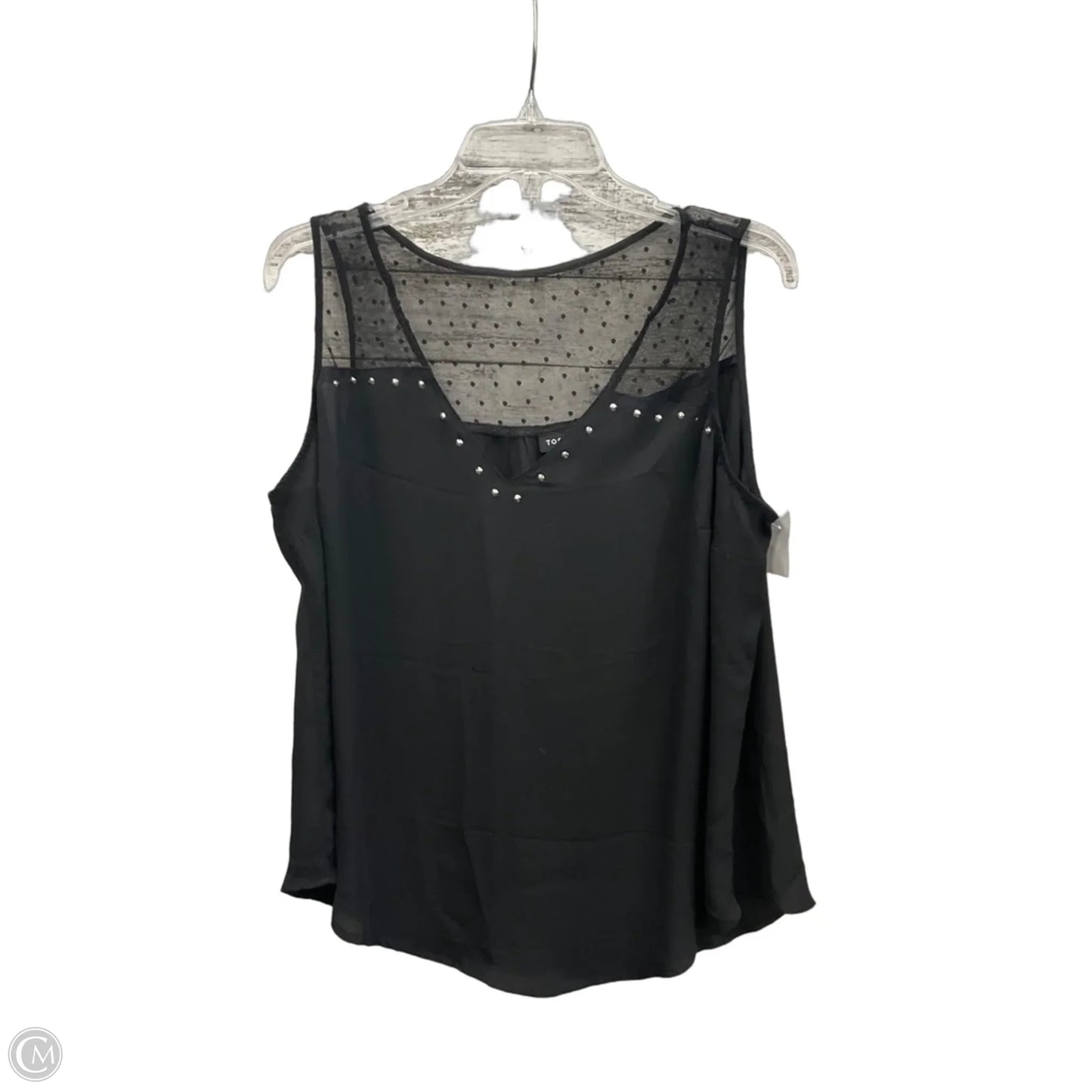 Top Sleeveless By Torrid In Black, Size: L