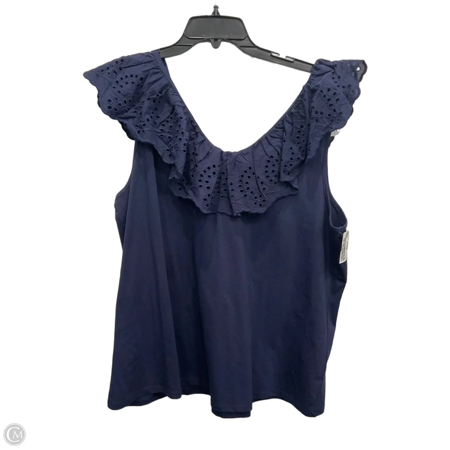 Top Sleeveless By Lane Bryant In Navy, Size: 2x