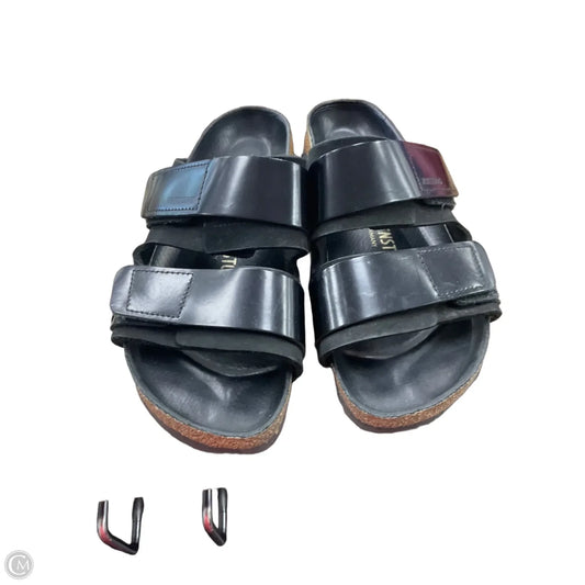 Sandals Flats By Birkenstock In Black, Size: 8.5