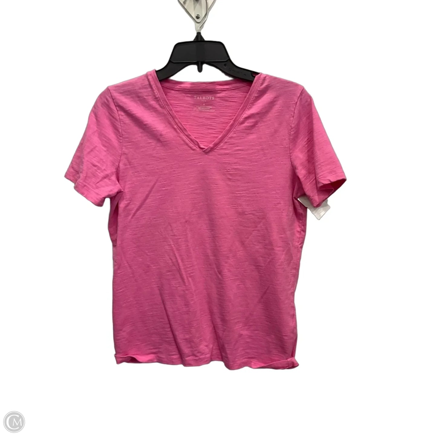 Top Short Sleeve By Talbots In Pink, Size: M