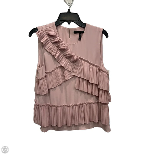 Top Sleeveless By Bcbgmaxazria In Pink, Size: M