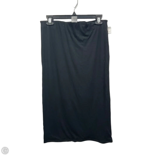 Skirt Maxi By Clothes Mentor In Black, Size: 12