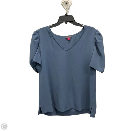 Top Short Sleeve By Vince Camuto In Blue, Size: L