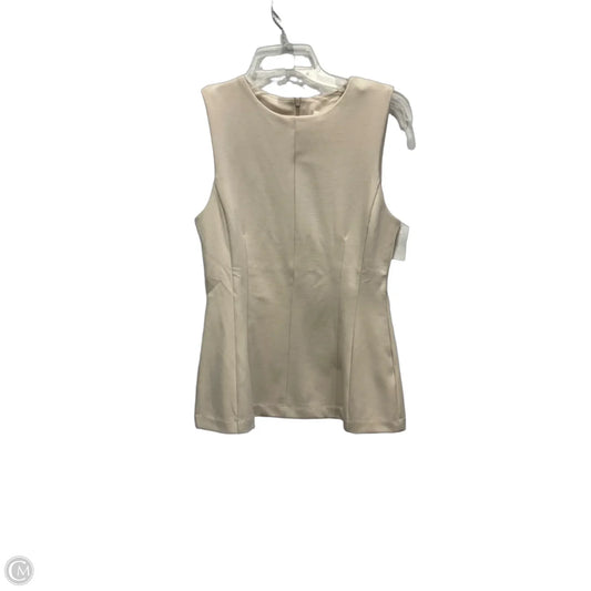 Top Sleeveless By H&m In Tan, Size: S