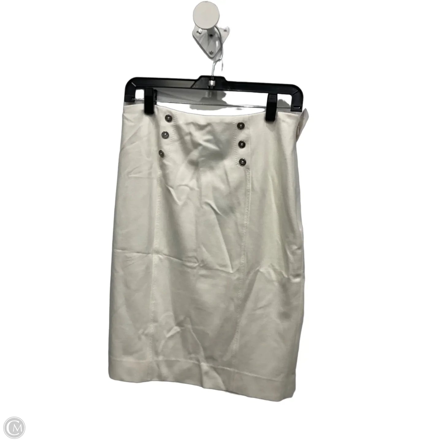 Skirt Midi By White House Black Market In Cream, Size: 6