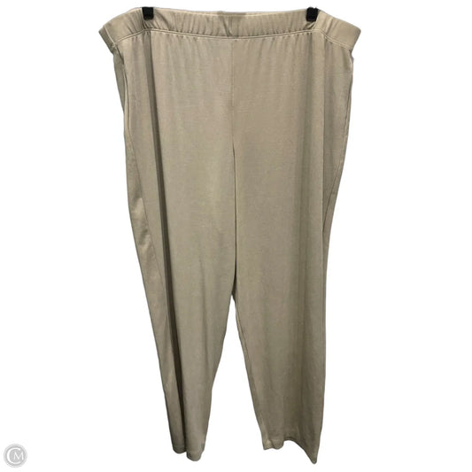 Pants Lounge By Chicos In Tan, Size: 14
