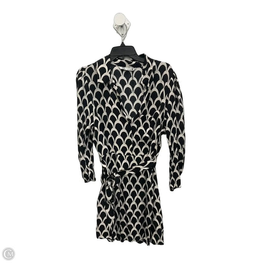 Dress Casual Midi By Zara In Black & White, Size: Xl