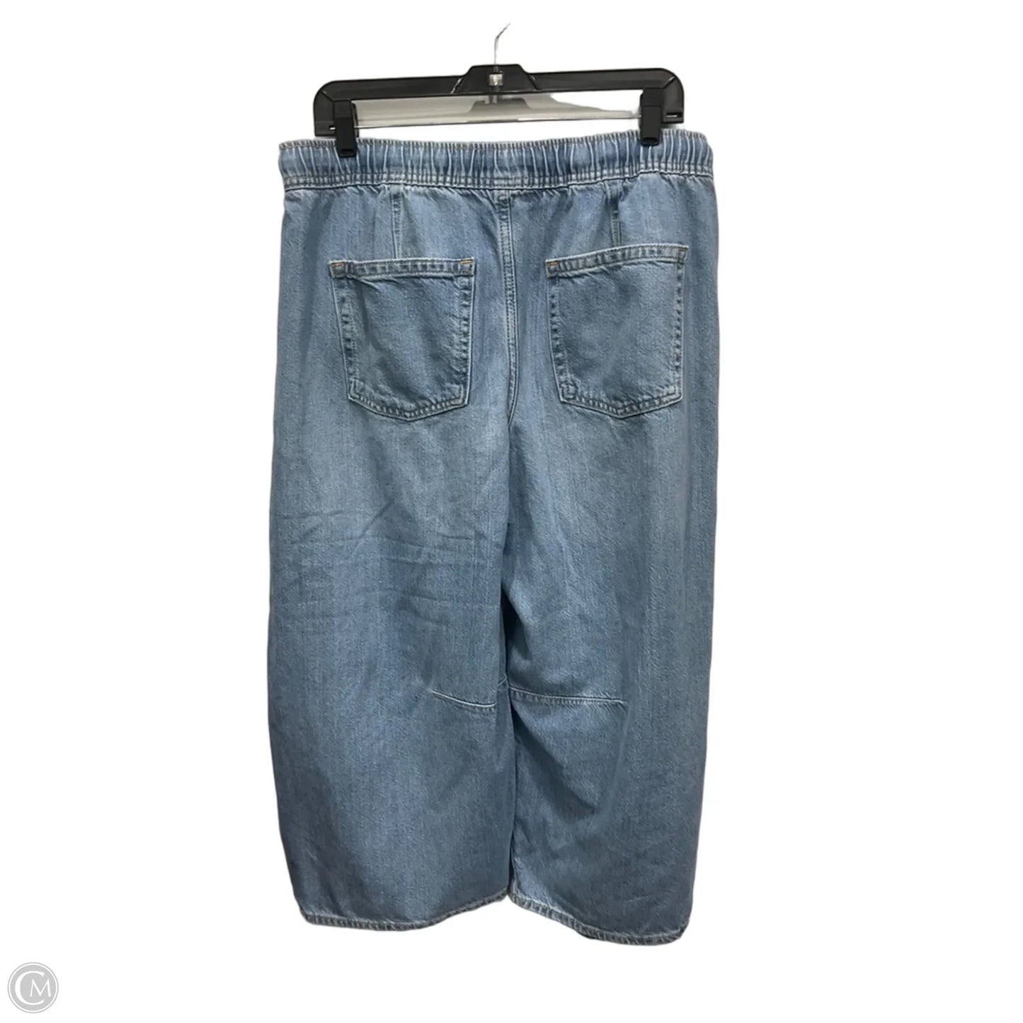 Jeans Cropped By Gap In Blue Denim, Size: 8p