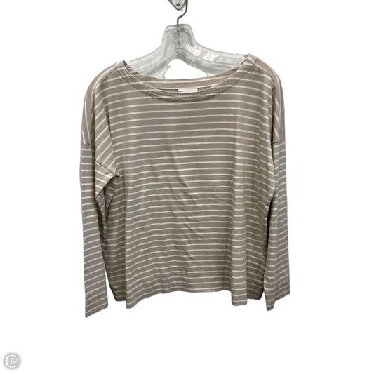 Top Long Sleeve By J. Jill In Tan, Size: Mp