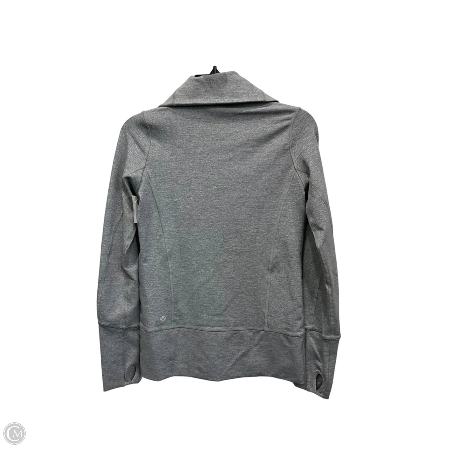 Athletic Jacket By Lululemon In Grey, Size: S