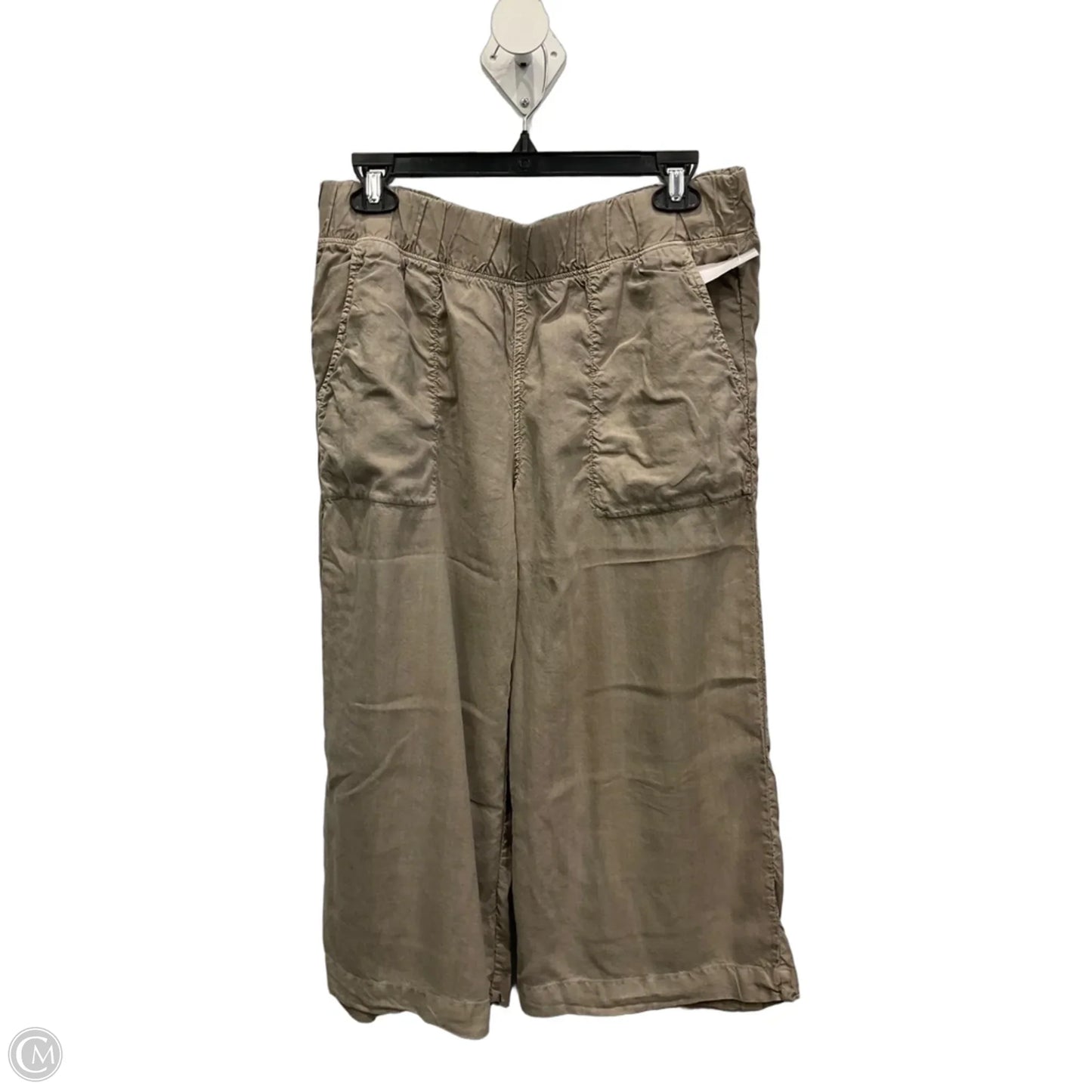 Pants Cropped By Cloth & Stone In Tan, Size: 8