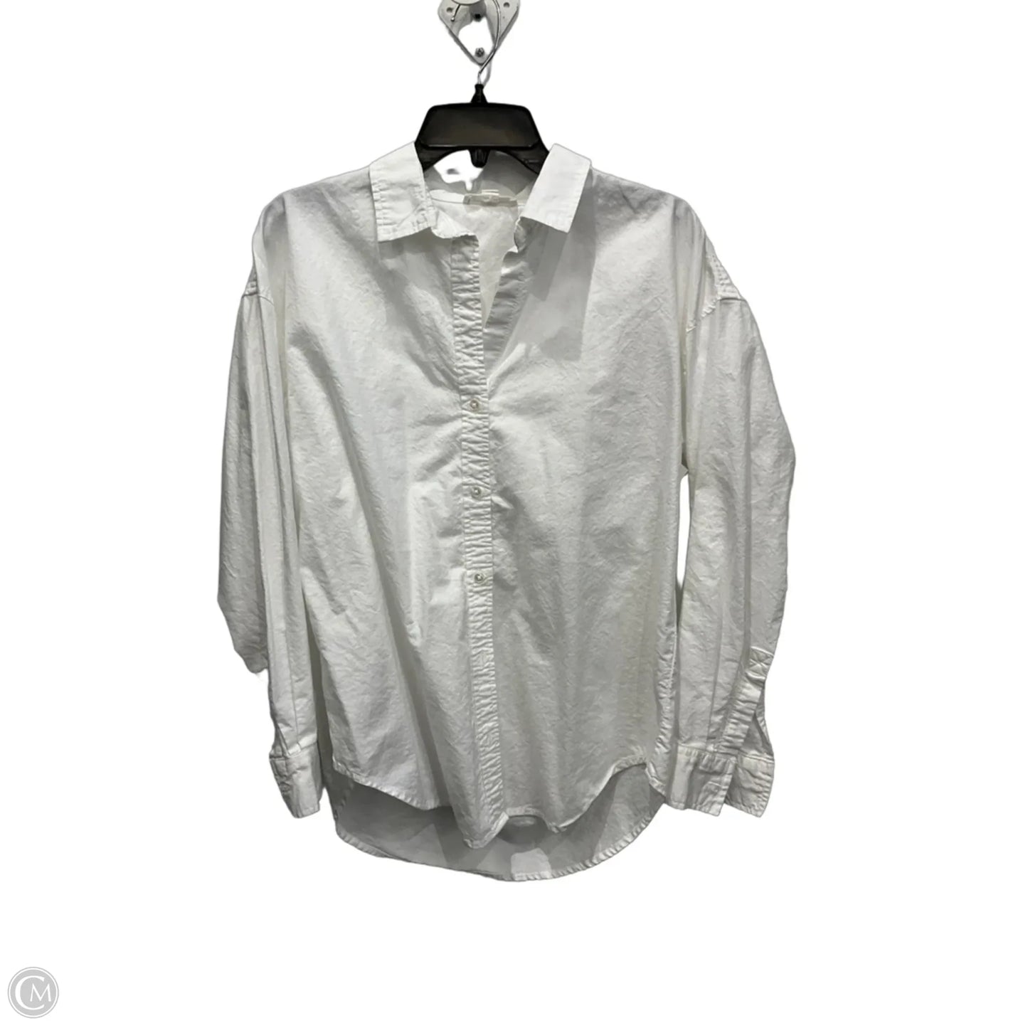 Blouse Long Sleeve By Beachlunchlounge In White, Size: M