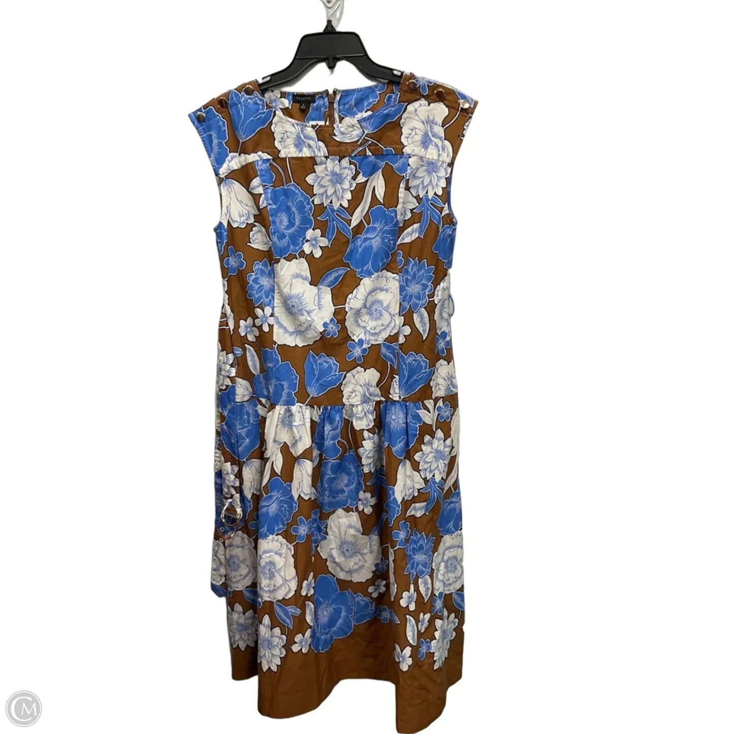 Dress Casual Midi By Talbots In Black & Brown, Size: S