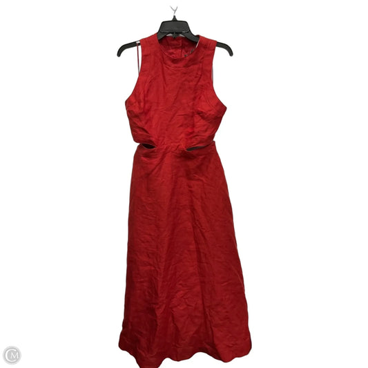 Dress Casual Maxi By Banana Republic In Red, Size: S