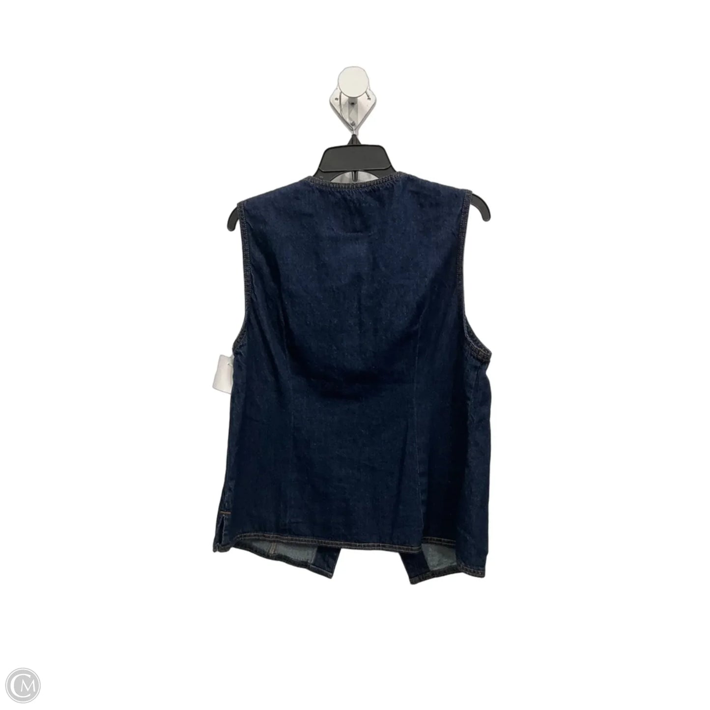 Blouse Sleeveless By Sanctuary In Blue Denim, Size: S