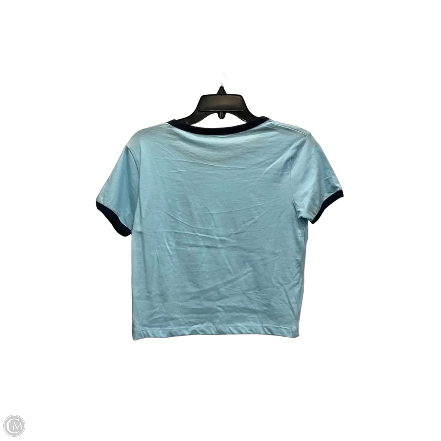 Top Short Sleeve Basic By Clothes Mentor In Blue, Size: L