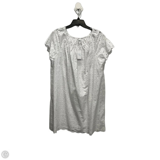 Dress Casual Short By Time And Tru In White, Size: Xl