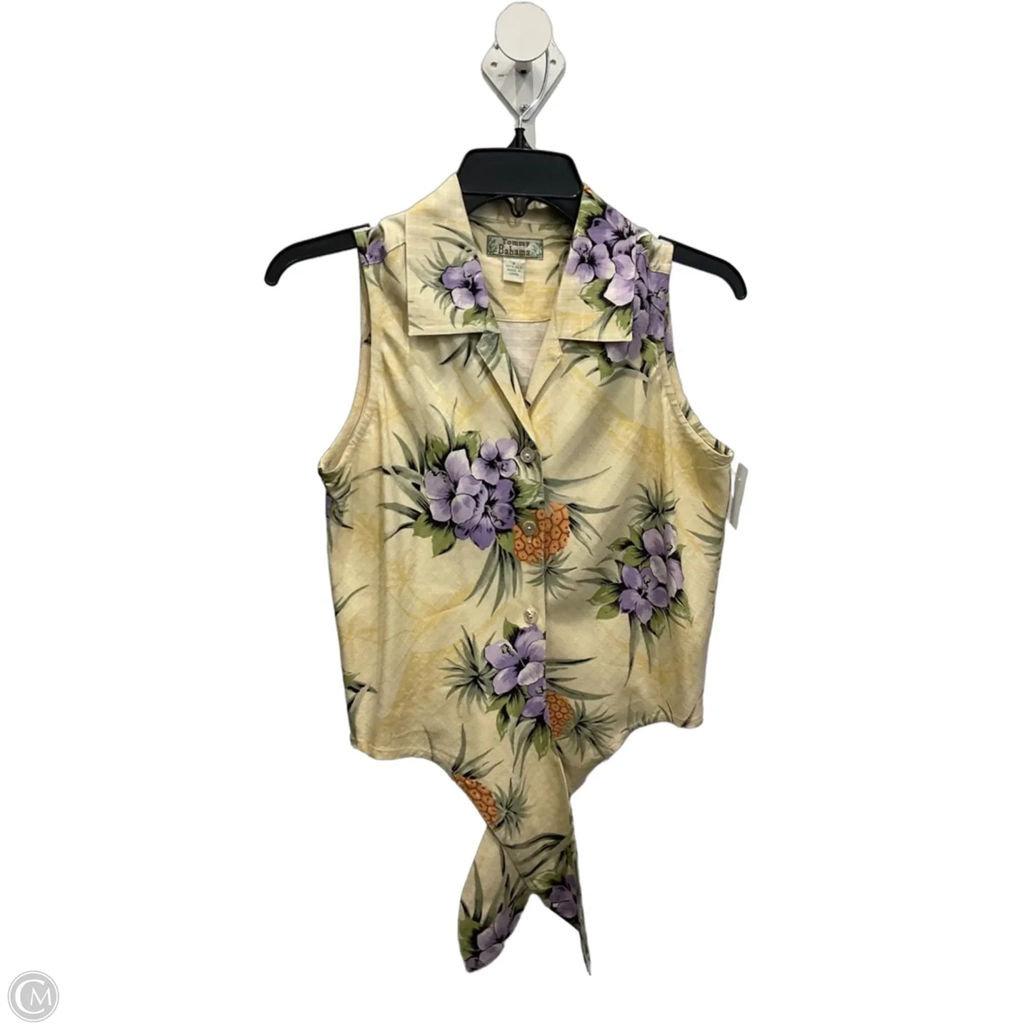 Blouse Sleeveless By Tommy Bahama In Floral Print, Size: S
