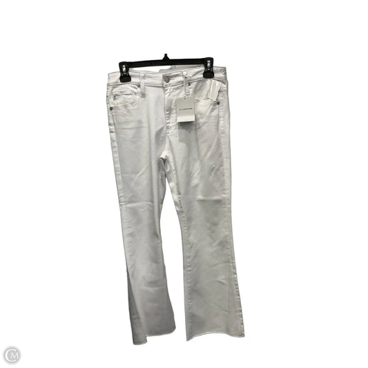 Jeans Boot Cut By Ag Jeans In White Denim, Size: 4