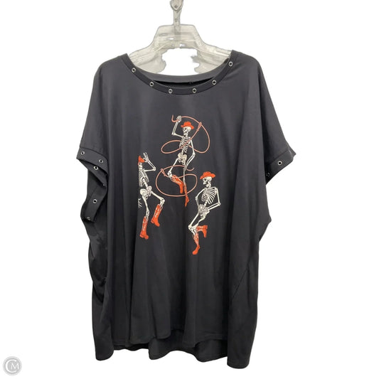 Top Short Sleeve By Torrid In Grey, Size: 4x