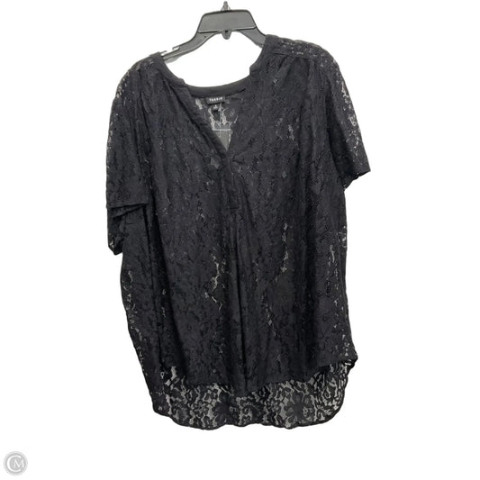 Top Short Sleeve By Torrid In Black, Size: 4