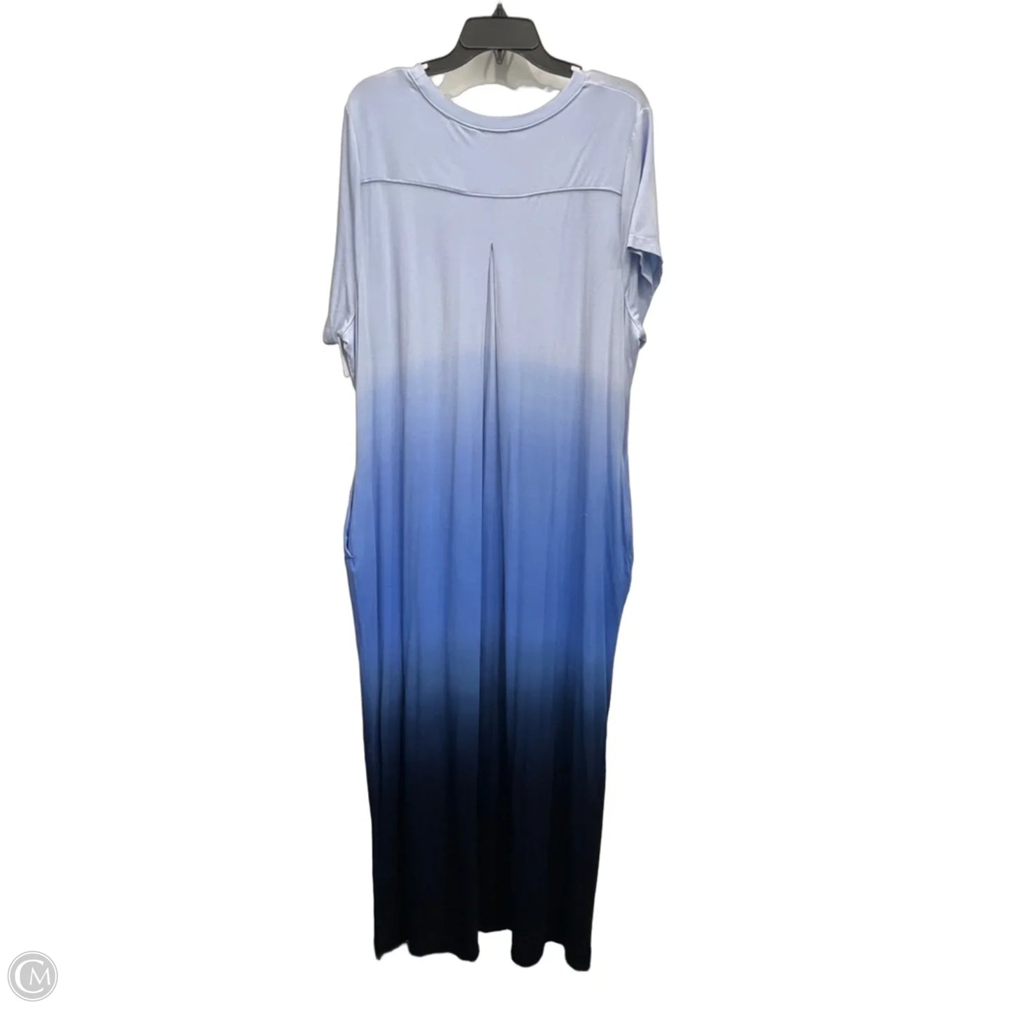 Dress Casual Maxi By Lane Bryant In Blue, Size: 3x