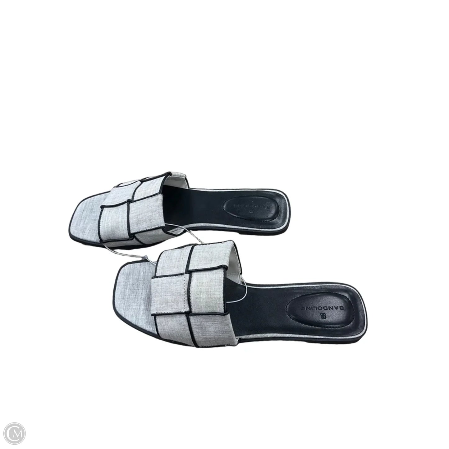Sandals Flats By Bandolino In Black & Grey, Size: 11