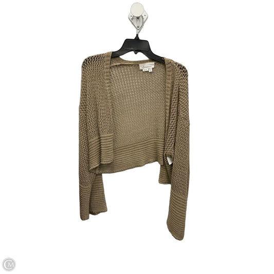 Cardigan By Anthropologie In Tan, Size: Osfm