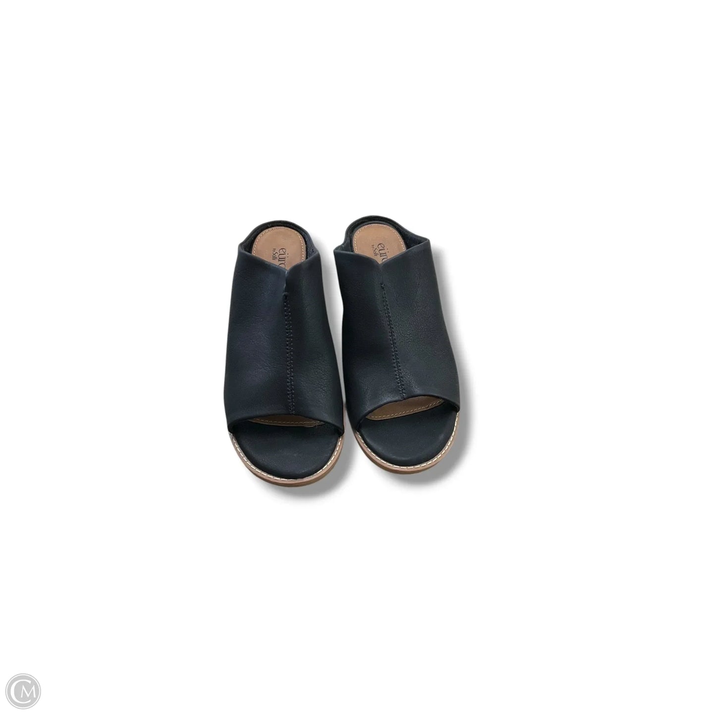 Sandals Heels Block By Sofft In Black, Size: 7.5