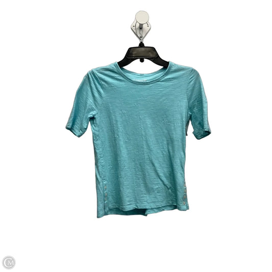 Top Short Sleeve By Chicos In Blue, Size: S