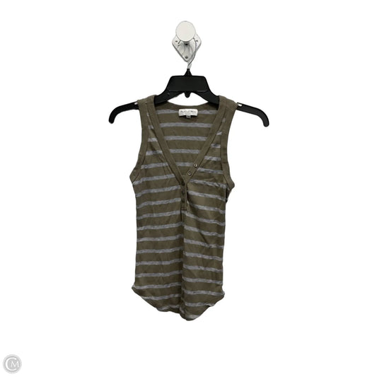 Tank Top By Michael Stars In Green & Grey, Size: Xs