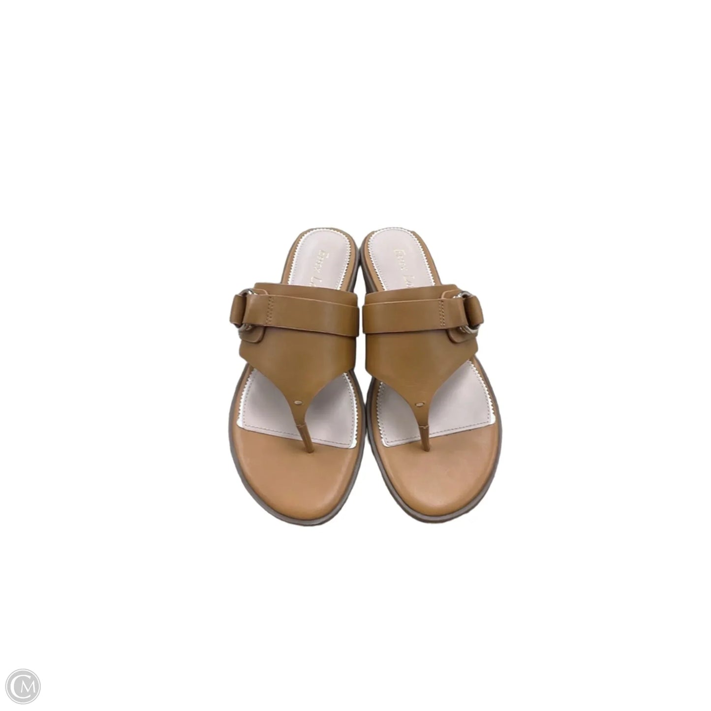Sandals Flats By Clothes Mentor In Tan, Size: 8