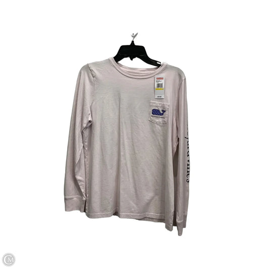 Top Long Sleeve By Vineyard Vines In Pink, Size: M