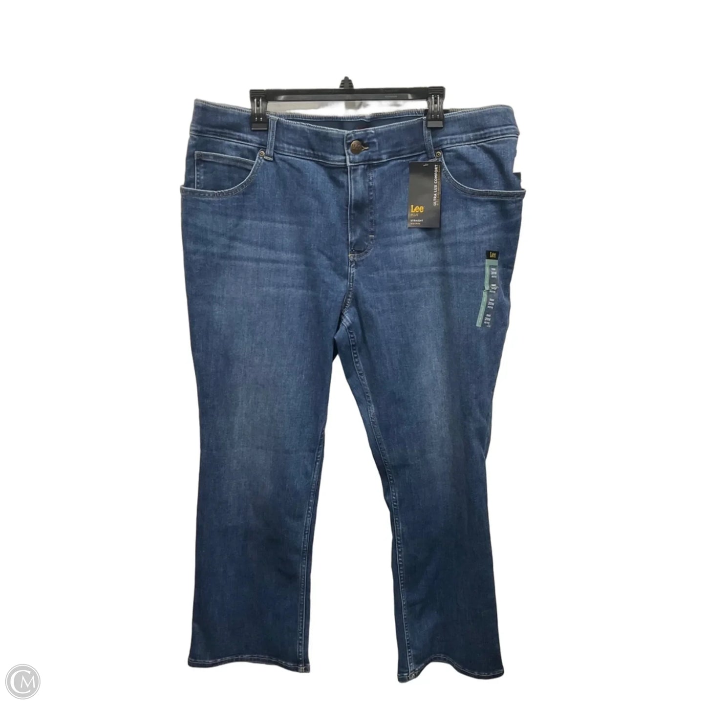 Jeans Wide Leg By Lee In Blue Denim, Size: 20