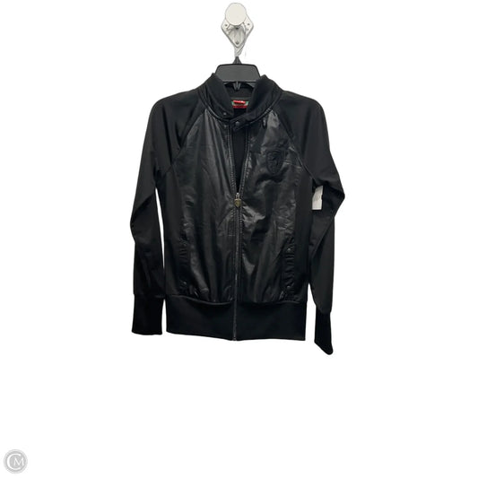 Athletic Jacket By Adidas In Black, Size: S