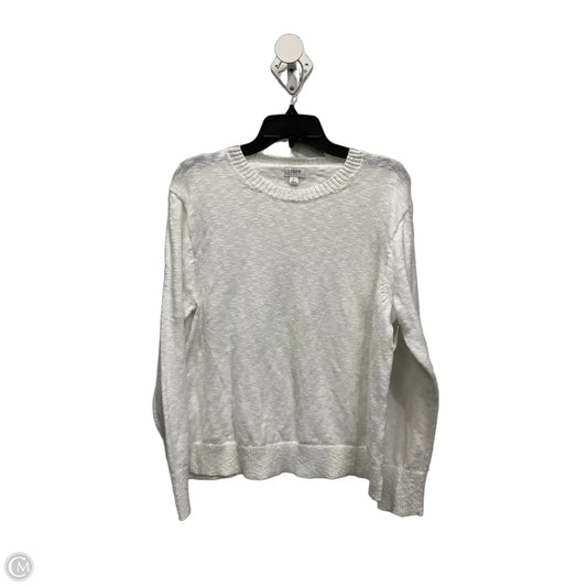 Sweater By J. Crew In White, Size: L