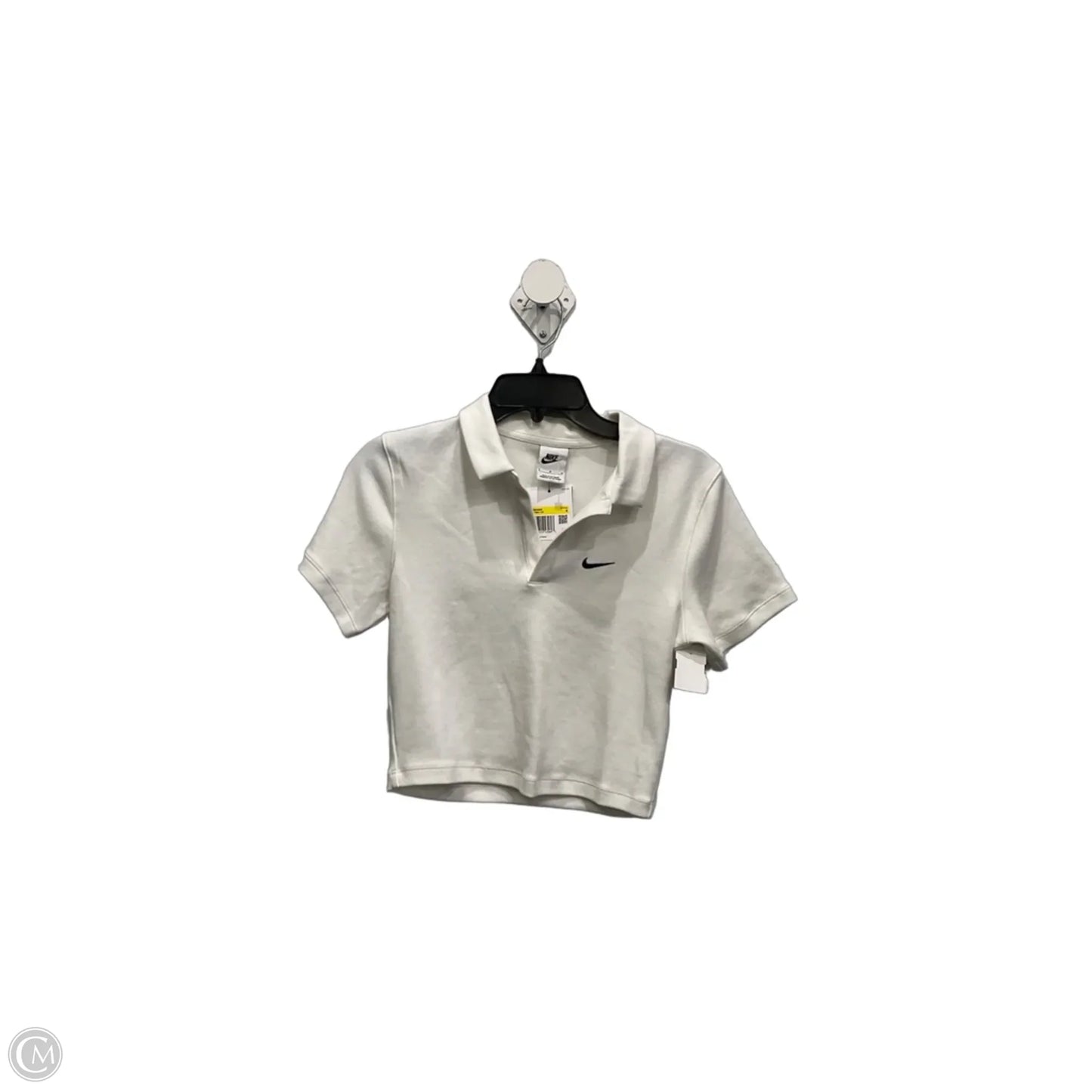 Athletic Top Short Sleeve By Nike Apparel In White, Size: Sp