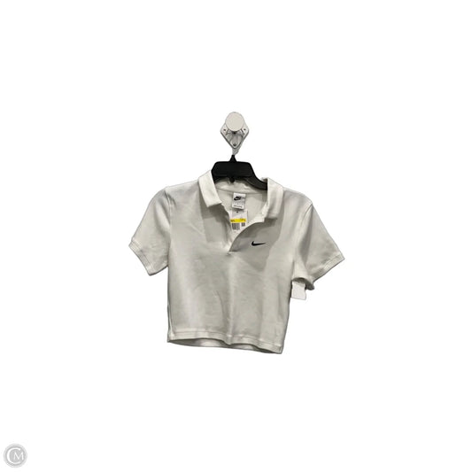 Athletic Top Short Sleeve By Nike Apparel In White, Size: Sp