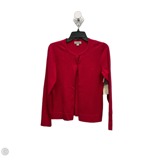 Cardigan By Studio Works In Red, Size: Sp